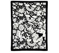 BRTNUP Coperta da colorare, 127 x 152 cm, lavabile, per adulti, creativa attività all'aperto e al chiuso, regalo personalizzato per adulti (gatti e cani felici)