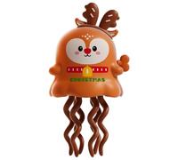 BRTNUP Giocattolo fantasma danzante, giocattolo di zucca per Halloween, fantasma, divertente, regalo per adulti e bambini (cervo giallo)