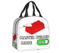 BRTOLIIAO Custom Master Builder ON Mode Sacco pranzo isolante per donne Portatile Builder Preparatore di giochi di parole Frigorifero termico Bento Box Picnic