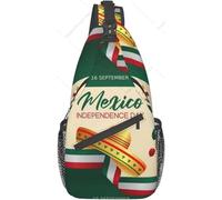 BRTOLIIAO Messico Ispanico Messico Borsa a tracolla per il Giorno dell'Indipendenza Escursionismo a travola Zaini da viaggio Zaino a spalla Zaino da un giorno per donne Uomini