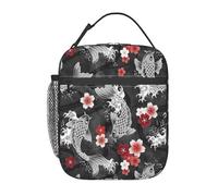 BRTOLIIAO Sacchetto pranzo Koi Sakura Blossom In Black One