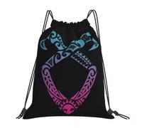 BRTOLIIAO Simbolo delle Rune Angeliche - Shadowhunters Zaini Sacchi con Cordone Pacchetto Tasche Sac Portalibri Scuola Uomo Donna