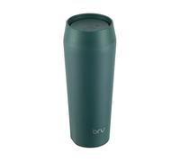 bru - Tazza da viaggio e tazza da caffè riutilizzabile, 100% a prova di perdite, interno in ceramica, acciaio inossidabile isolato a doppia parete, 12 ore caldo e freddo 24 ore (Aranya Green, 16 OZ)