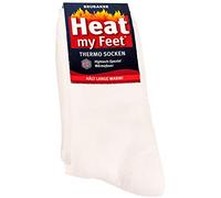 Brubaker 2 Paia di Calze Termiche „Heat my Feet“ - Unisex Beige Dimensione EU 39-42 / IT 37-40