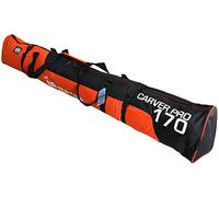Brubaker, borsa da sci Carver Pro 170, Bambino Ragazzi unisex ragazza donna, Black / Orange / White, 170 cm