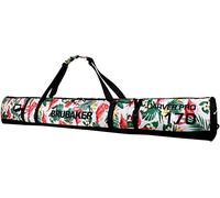 Brubaker Borsa da Sci Carver Spotlight Borsa per 1 Paio di Sci + Bastoncini - Design Fenicotteri - 170 cm