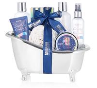 BRUBAKER Cosmetici 8 pezzi Unicorn Beauty Set Colorful Rainbow con profumo di lavanda alla vaniglia in vasca d'argento