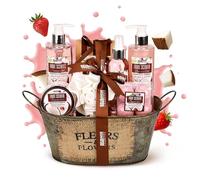 BRUBAKER Cosmetics set beauty da bagno e doccia 'Latte di cocco e fragola'