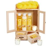 BRUBAKER Cosmetics set beauty da bagno e igiene personale limone in comodo armadietto in legno