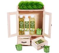 BRUBAKER Cosmetics set beauty da bagno e igiene personale oliva in comodo armadietto in legno