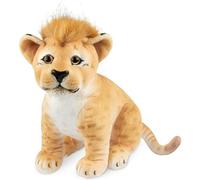 Brubaker Leone Peluche da 30 cm - Animale Cucciolo, Grande Felino Seduto - per Bambini - Marrone