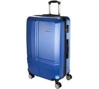 Brubaker New York Bagaglio a Mano - Valigia con Serratura a Combinazione, 4 Ruote e Comode Maniglie - 49 x 77 x 32 cm Trolley in ABS - Valigia Rigida con Ruote (XL - Blu Scuro)