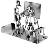 BRUBAKER Organizer Insegnanti Portapenne e Cassetto Blocco Note Figura Metallo