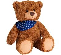 Brubaker Orsacchiotto di Peluche con Bandana Blu - 42 cm