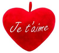 Brubaker Peluche Cuore di Peluche 'Je T'Aime' Rosso 32 cm