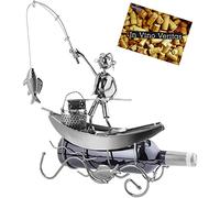Brubaker portabottiglie dal Design Pescatore in Una Barca Che Pesca