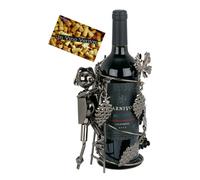 BRUBAKER Portabottiglie Porta Vino Porta Bottiglie Regalo Grappoli d'Uva