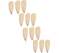 Brubaker Ricambi di 12 Ali per Le Nostre Piramidi Natalizie 45 cm / 60 cm Colore Legno Naturale