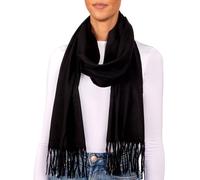 Brubaker Sciarpa Cashmirillo - 30/40 x 200 cm di Lunghezza, Leggera e Calda - Sciarpa Autunnale e Invernale - Scialle con Frange per Donne e Uomini - Tinta Unita