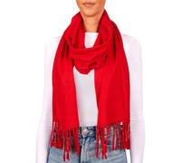 Brubaker Sciarpa Cashmirillo - 30/40 x 200 cm di Lunghezza, Leggera e Calda - Sciarpa Autunnale e Invernale - Scialle con Frange per Donne e Uomini - Tinta Unita