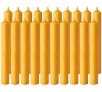 BRUBAKER Set da 20 Candele di Cera d'Api - 100% di Cera d'Api - Modelli a Punta da 9,5 cm per Compleanni, Magia, Rituali o Decorazione con Diametro di 1,25 cm - Per Alberi, con Profumo di Miele