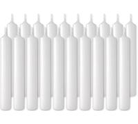 BRUBAKER Set di 20 Candele di Compleanno da 9,5 cm - Candele Piccole per Compleanno, Magia, Rituali o Decorazioni per Feste - Candele Decorative a Bastoncino da 1,25 cm di Diametro - Bianco