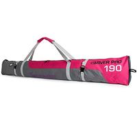 Brubaker Ski Borsa 'Carver PRO 2.0' Sacca da Sci Colore Chiaro Fucsia/Grigio 190 cm
