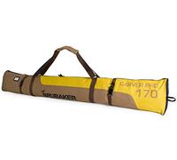 Brubaker Ski Borsa 'Carver PRO 2.0' Sacca da Sci Colore Marrone/Giallo 170 cm