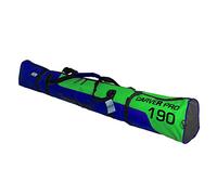 Brubaker Ski Borsa 'Carver PRO 2.0' Sacca da Ski Imbottita con Cerniera Blu/Verde 170 cm
