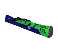 Brubaker Ski Borsa 'Carver PRO 2.0' Sacca da Ski Imbottita con Cerniera Verde/Blu 170 cm
