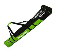 Brubaker Ski Borsa 'Carver PRO 2.0' Sacca da Ski Imbottita con Cerniera Verde/Nero 190 cm