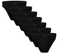 Brubaker Slip Intimo Uomo 100% Cotone - 7 Paia - Nero Taglia XXL