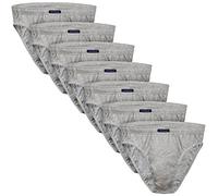 Brubaker Slip Intimo - Uomo Cotone - 7 Paia - Grigio Taglia M