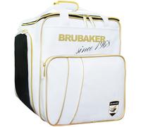 BRUBAKER 'Super Grenoble' Borsa porta scarponi con scomparto casco bianco oro