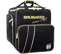 Brubaker 'Super Grenoble' Borsa porta scarponi con scomparto casco - Borsa sportiva con cerniera - nero/oro