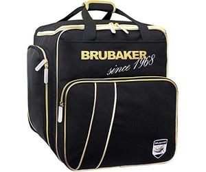 Brubaker 'Super Grenoble' Borsa porta scarponi con scomparto casco - Borsa sportiva con cerniera - nero/oro