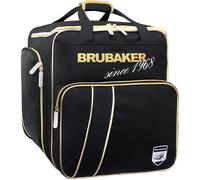 BRUBAKER 'Super Grenoble' Borsa porta scarponi con scomparto casco nero oro