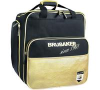 BRUBAKER 'Super San Maurizio' Borsa porta scarponi con scomparto casco nero oro