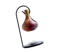 Bruccini Olio Essenziale Ceramica Appennata Bruciatori Olio Essenziale Aromaterapista Porta Candele Tealight Con Supporto In Ferro Decoro Caloroso Cera Sciolta