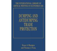 Bruce A. Blonigen Dumping and Antidumping Trade Protection (Copertina rigida)