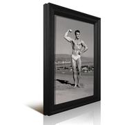 Bruce Bellas of La - Vintage Physique Maschio Ed Fury Muscle 196s Bodybuilding Beach Pose - 17, X 22, Fine Art Print-1 Retro Cornice Decorativa e Stampa artistica Quadro Moderno Famiglia Camera da