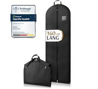 Bruce.® Borsa Porta Abiti da Viaggio 160 x 60cm, Custodia Abiti con Cerniera Antitarme, Copriabiti da Armadio Antipolvere 120 GSM, Porta Abito da Viaggio Uomo e Donna