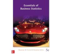Bruce Bowerman Richard O'Connell Emily Murp Essentials of Bu (Copertina rigida)