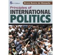 Bruce Bueno de Mesquita Principles of International Politics (Tascabile)