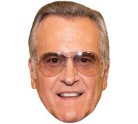 Bruce Campbell (Glasses) Maschere di persone famose, facce di cartone