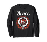 Bruce Clan - Cappotto Scozzese con Nome Scozzese Maglia a Manica