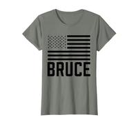 Bruce Compleanno Nome Forename Personalizzato Usa Maglietta