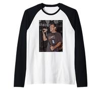 Bruce Dickinson di Iron Maiden Live da Cazzo Barnatt Maglia con Maniche Raglan