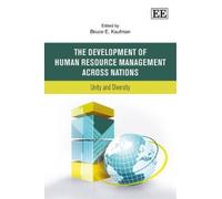 Bruce E. Kaufma The Development of Human Resource Management (Copertina rigida)