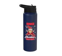 Bruce fa il nome magico di Natale Bruce Gnome Stainless Steel Insulated Water Bottle